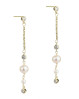 Stilfulde øreringe til dig som elsker det feminine og klassiske look. Aqua Dulce øreringe med perler og zirkonia.