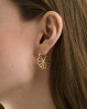 Pernille Corydon øreringe som bare hænger så smukt ned fra øreflippen. Bellis øreringe med den populære clicklås.