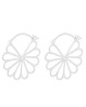Sølv øreringe med smukt og feminint blomstermotiv. Bellis øreringe fra Pernille Corydon udstråler lethed og elegance