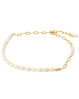 Ankelkæde med en lækker kombination af perler og forgyldt kæde. Meget smuk og feminin Pernille Corydon ankelkæde.
