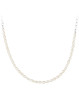 Seaside halskæde fra Pernille Corydon. Halskæde med hvide perler og sølvkæde indimellem.
