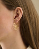De smukke Bellis øreringe fra Pernille Corydon hænger så smukt og elegant ned fra øreflippen.