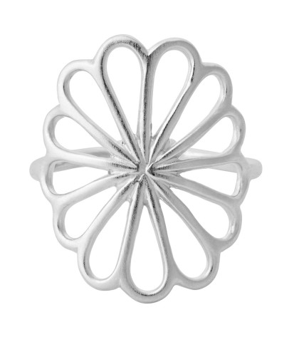 Smuk Bellis ring fra Pernille Corydon. Den smukke sølvring minder dig om sol og sommer og de smukke hvide Bellis blomster.