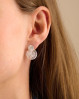 Pernille Corydon ørestikkere som giver en flot fylde - øreringe med moderigtig design