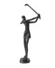 Speedtsberg metalfigur med en kvindelig golfspiller. Den perfekte gaveidé til kvinden der elsker at spille golf.