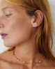 Halskæde med smukke og varme, brune nuancer. Unik og elegant halskæde fra Pernille Corydon
