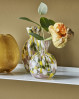 Glasvaser med det skønneste mønster i glade farver. Sæt med 2 mønstrede glasvaser.