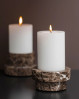 Bring hotelstemningen ind i din indretning med denne smukke Mette Ditmer MARBLE lysestage