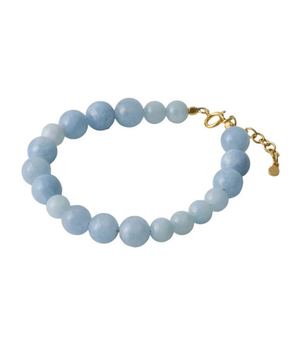 Stilfuldt og feminint armbånd fra Pernille Corydon. Blue Sky armbånd fyldt med de smukkeste blå Aquamarine-sten