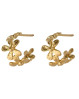 Wild Poppy hoops med skønne blomster detaljer rundt. Pernille Corydon hoops til dine sommer outfits