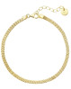 Klassisk og feminin armbånd fra Aqua Dulce. Forgyldt sterling sølv armbånd i tidsløs look.