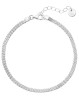 Klassisk armbånd med feminint udtryk. Fladt sølv armbånd som aldrig går af mode. Flata armbånd fra Aqua Dulce.