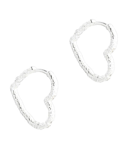 Hoops formet som et hjerte. Rustikt look kombineret med det feminine hjerte er perfekt kombination.