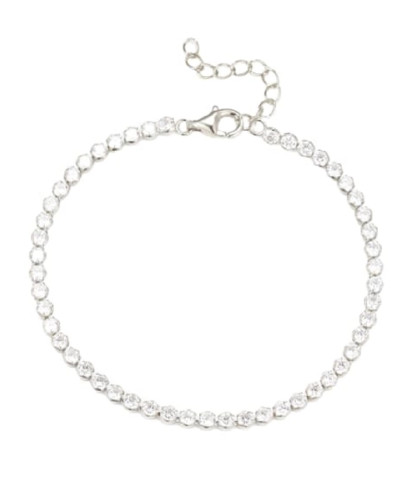 Tidløs og klassisk elegance med dette smukke vintage tennisarmbånd fra Aqua Dulce. Fremstillet i 925 sterlingsølv, prydet med klare zirkoniasten, der glitrer smukt i lyset. 