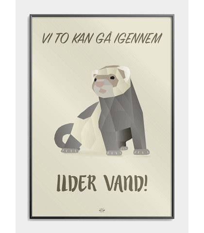 HIPD plakat ilder vand