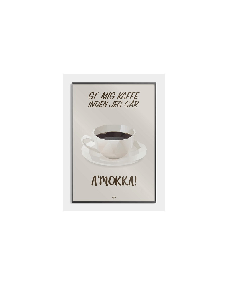 Perfekt til i køkkenet - HIPD plakat med kaffe