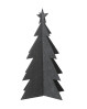 Juletræ i sort filt - Dekorativt og moderne julepynt