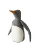 Pingvin i filt - Speedtsberg julepingvin i lækre grå og brune farver